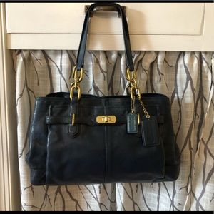Coach leather handbag